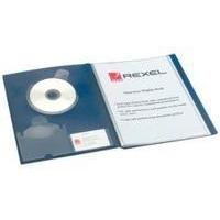 rexel clearview display book a4 24 pocket blue 10320bu