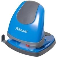 rexel easy touch 230 2 hole punch blue 2102641