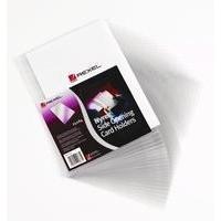 Rexel Nyrex Card Holder A4 Clear Open Top Pack of 25