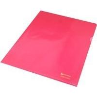 Rexel Nyrex Cut Flush Folder A4 PVC Red Pack of 25 CA4C