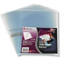 Rexel Nyrex Pocket PVC Clear Pack of 25 NRBA41 11011