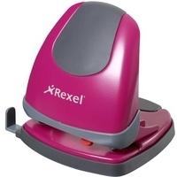 Rexel Easy Touch 230 2-Hole Punch Pink 2102640