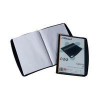 Rexel Optima Display Book with 20 Pockets (Black)