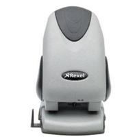 rexel p425 all metal 4 hole punch silverblue capacity 25 x 80gsm