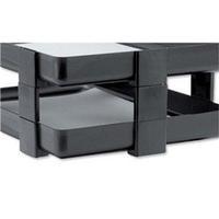 Rexel Agenda (53mm) Classic Risers Self-locking (Charcoal) 1 x Pack of 5 Height Risers for Letter Trays