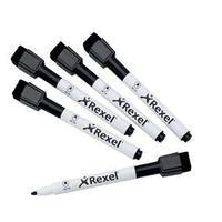 Rexel Magnetic Dry Erase Marker (Pack of 6)