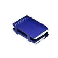 rexel agenda 35mm classic letter tray stackable blue single