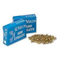 Rexel Circular Brass Eyelets (Copper) - 1 x Pack of 500 Eyelets for Velos Eyeletter Punch