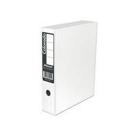 rexel colorado a4 box file 70mm spine white 1 x pack of 5 box files