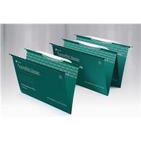 Rexel Crystalfile Classic (Foolscap) Suspension File with Crystal Links (Green) - 1 x Pack of 50 Suspension Files