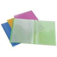 Rexel Ice (A4) Display Books Pockets (Assorted Colours) - 10 x Pack of 10 Pockets