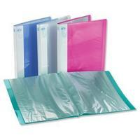 Rexel Ice (A4) Display Books Pockets (Assorted Colours) - 10 x Pack of 40 Pockets