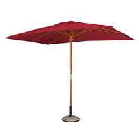 rectangular 3m x 2m burgundy parasol