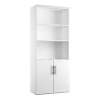 reflections 2 door combination cupboard white gloss professional assem ...