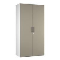 Reflections 2 Door Tall Storage Unit Stone Grey Professional Assembly Included
