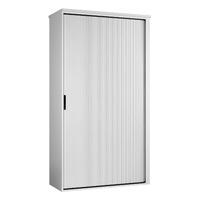 reflections tall tambour storage unit white gloss self assembly requir ...