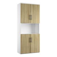 reflections 4 door combination cupboard light olive self assembly requ ...