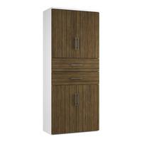 reflections 4 door 2 drawer combination cupboard dark olive profession ...