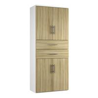 Reflections 4 Door 2 Drawer Combination Cupboard Light Olive Professional Assembly Included