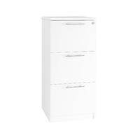 Reflections 3 Draw Filing Cabinet White Gloss Professional Assembly Included