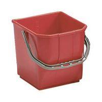 RED PLASTIC BUCKET 25 L