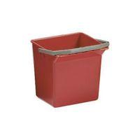 RED PLASTIC BUCKET 4 L