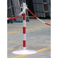 redwhite steel post 080m on base