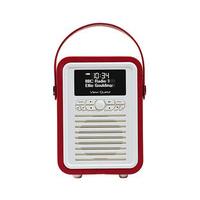 Retro Mini Portable DAB Radio, Red