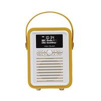 Retro Mini Portable DAB Radio, Yellow
