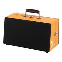 Retro Portable Record Player Turntable, Orange