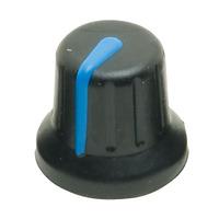 Re\'an P670-S-06-S6 16mm Soft Touch Knob with Blue Pointer