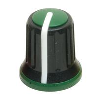 Re\'an P300-H-095-S6 Tricolour Knob - Green Insert