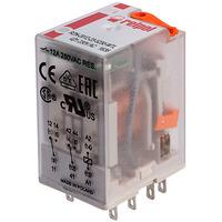 Relpol R2N-2012-23-5230-WTL Industrial 230V AC 12A DPDT Plug-In Relay