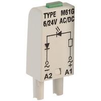 Relpol M61G Plug In LED Protection Module 6-24V for GZT & GZM Sockets