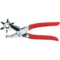 rennsteig 104 220 4 nickel plated revolving punch pliers with red 