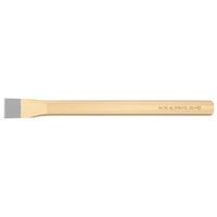 rennsteig 340 350 1 flat oval masonry lacquered chisel 29 x 350mm