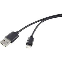 Renkforce 1349465 USB 2.0 Cable To Apple Lightning Connector - Bla...