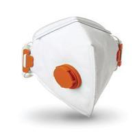 respair p3v fold flat valved respirator adjustable strap pack of 10