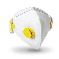 respair pv2 fold flat valved respirator adjustable strap pack of 10