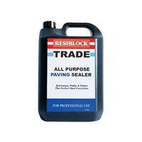 resiblock all purpose paving sealer 5 litre trade