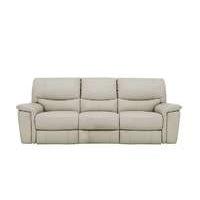 Relax Station Bliss 3 Seater Leather Recliner Sofa