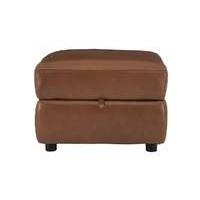 Relax Station Revive Leather Storage Footstool