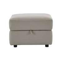 Relax Station Serenity Leather Storage Footstool