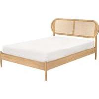 Reema Double Bed, Oak