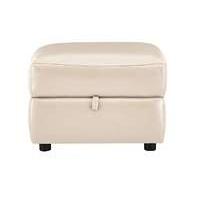 Relax Station Cozy Leather Storage Footstool