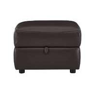 Relax Station Cozy Leather Storage Footstool