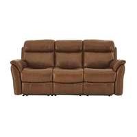 Relax Station Revive 3 Seater Leather Recliner Sofa