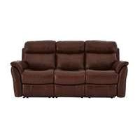 Relax Station Revive 3 Seater Leather Recliner Sofa