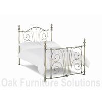 Rebecca Antique Brass Bedstead - Multiple Sizes (135cm - Double)