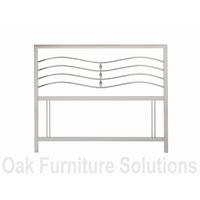 Revo Satin Nickel Headboard - Multiple Sizes (135cm - Double)